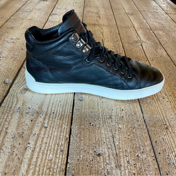 Rag & Bone Women’s Kent Leather High Top Sneakers Black EU Size 38.5 US Size 8.5 - Picture 8 of 14